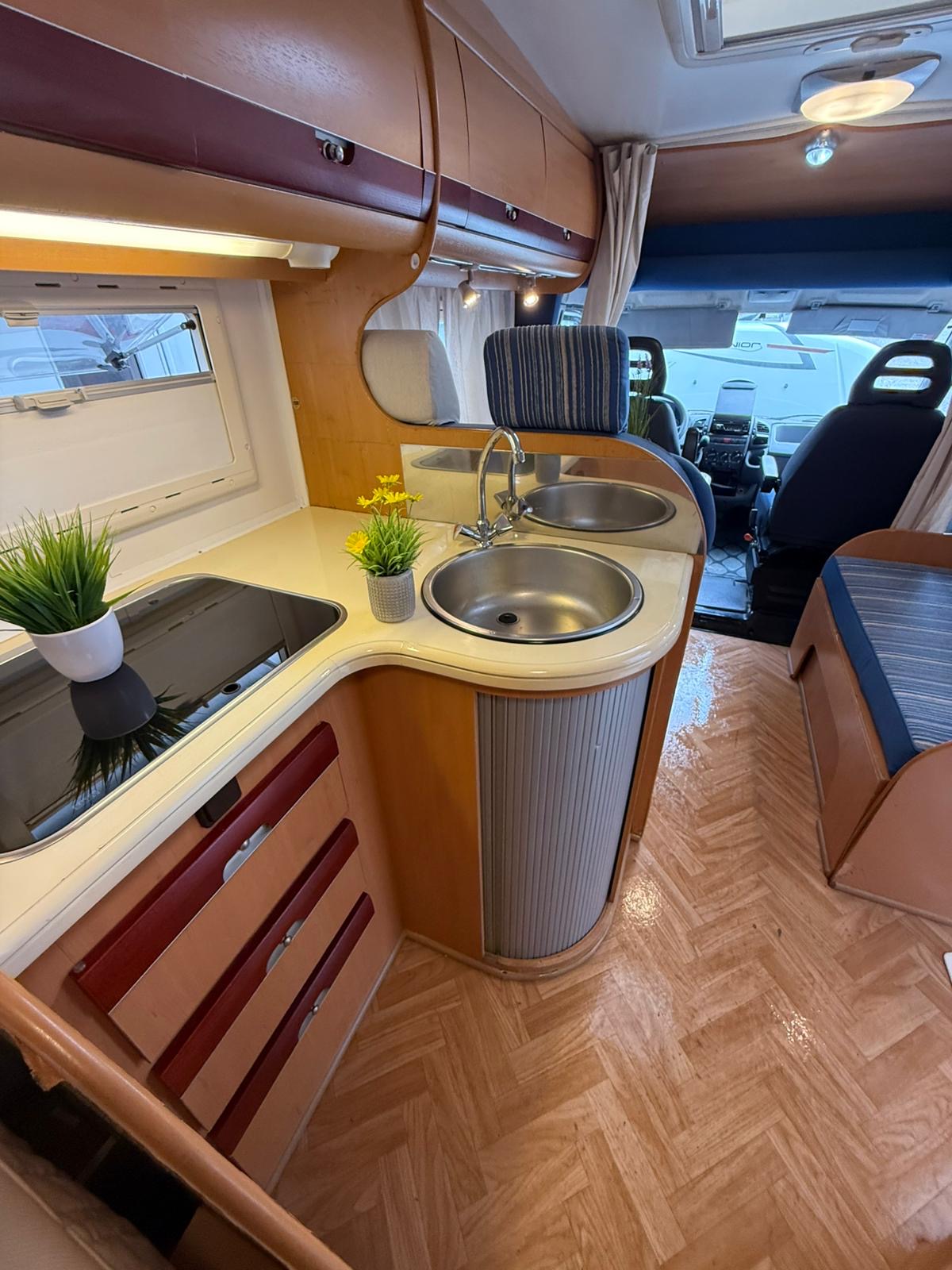 Autocaravana Fiat aire/toldo/placa/frigo xxl - Imagen 5