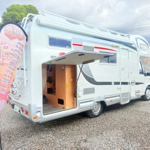 Autocaravana garaje XXL doble aire